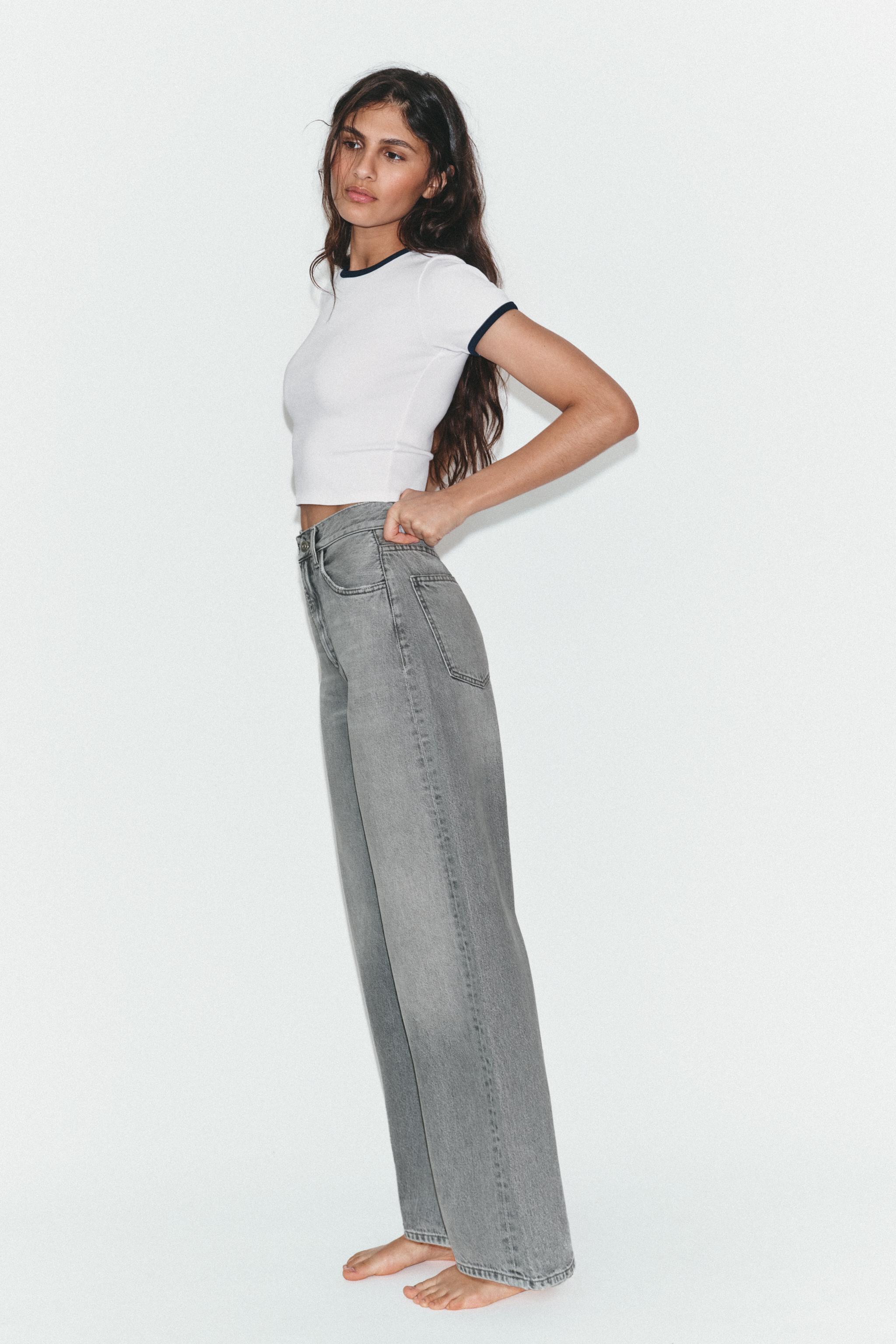 Premium High-Waist Wide Leg Jeans