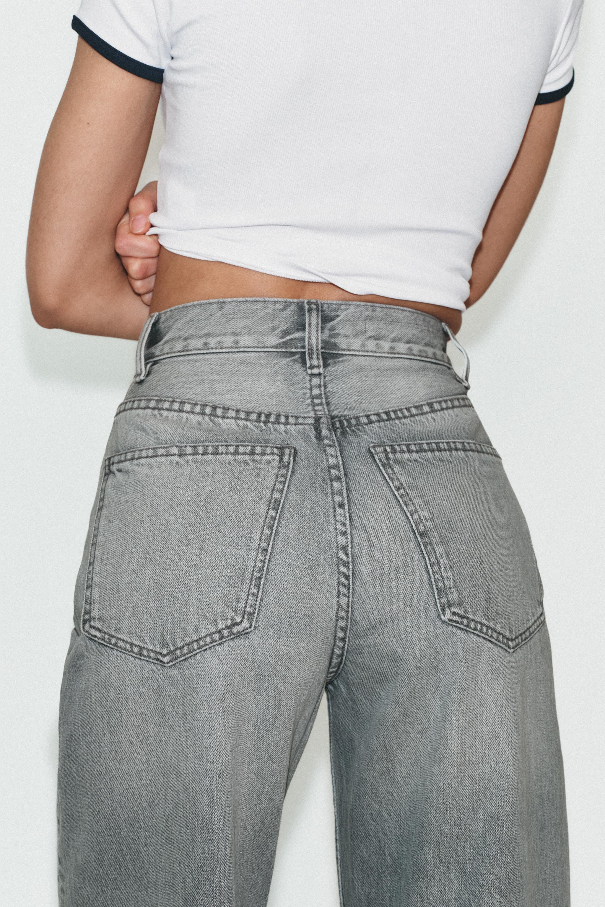 Premium High-Waist Wide Leg Jeans