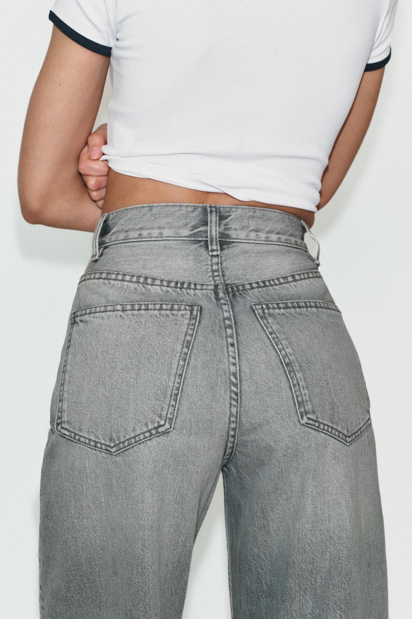 Premium High-Waist Wide Leg Jeans