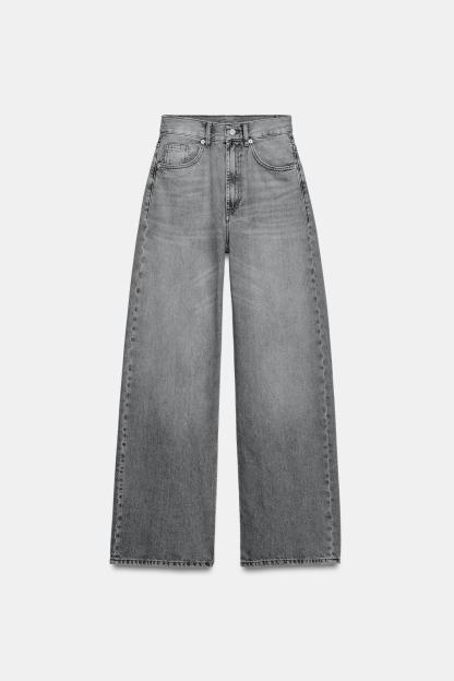 Premium High-Waist Wide Leg Jeans