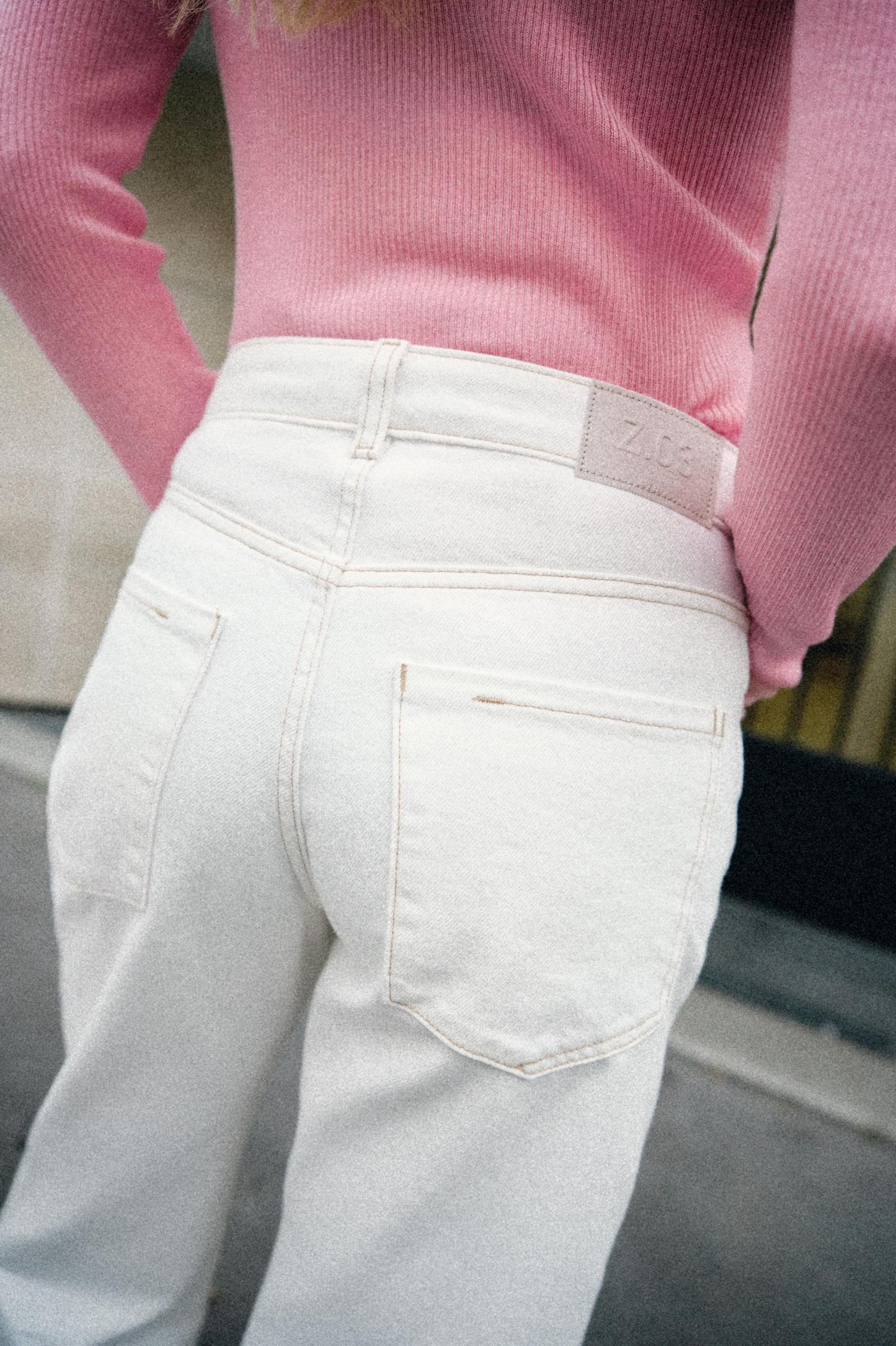 Effortless High-Waist Straight Jeans