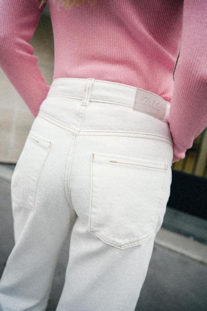 Effortless High-Waist Straight Jeans