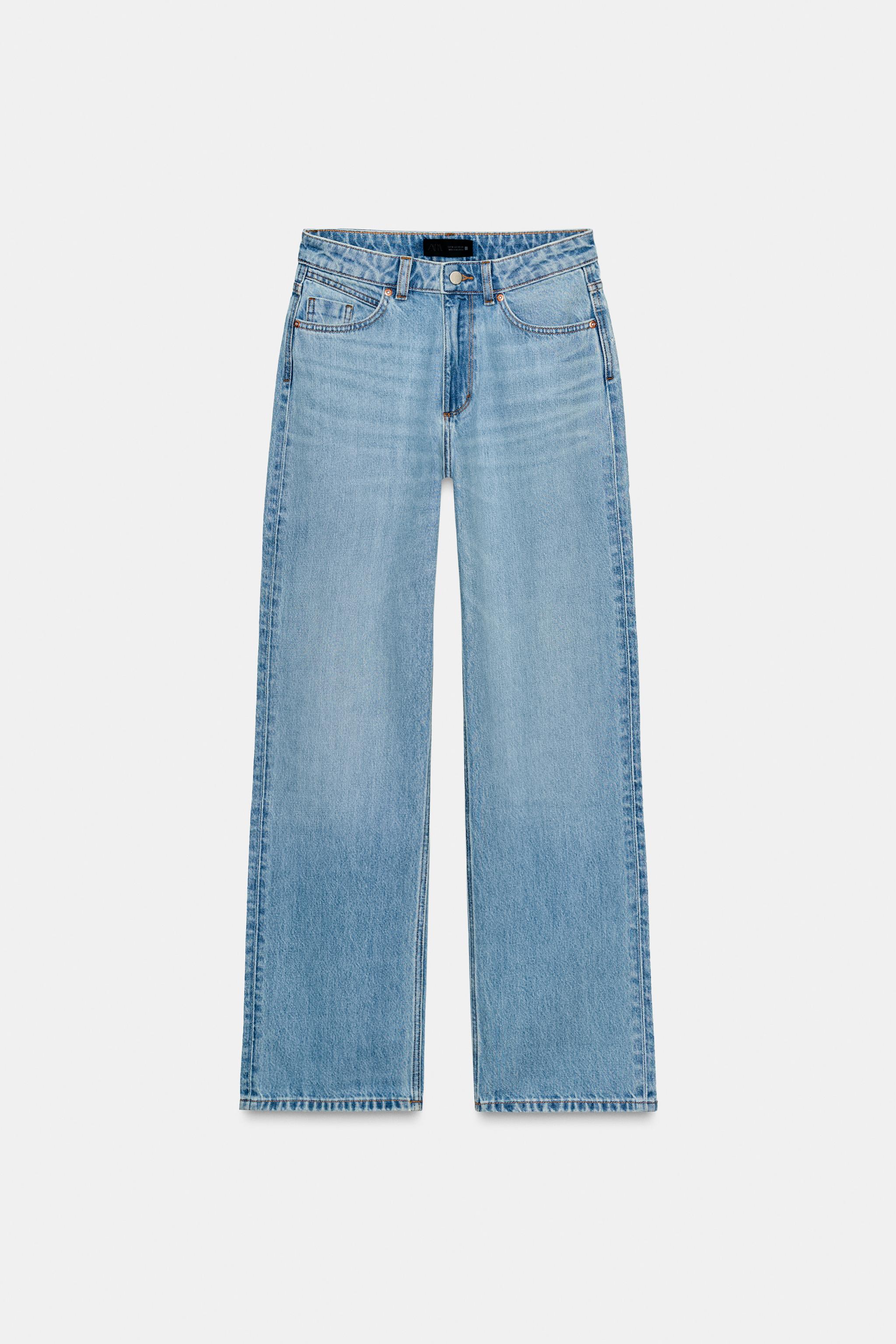 Relaxed High-Waist Straight Leg Jeans