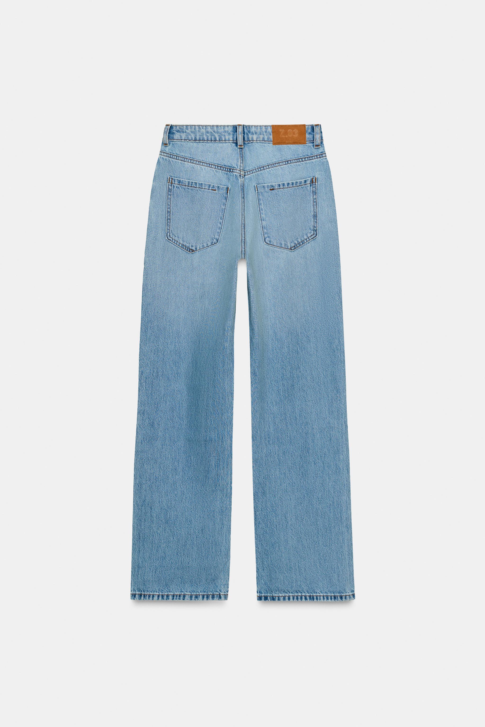 Relaxed High-Waist Straight Leg Jeans