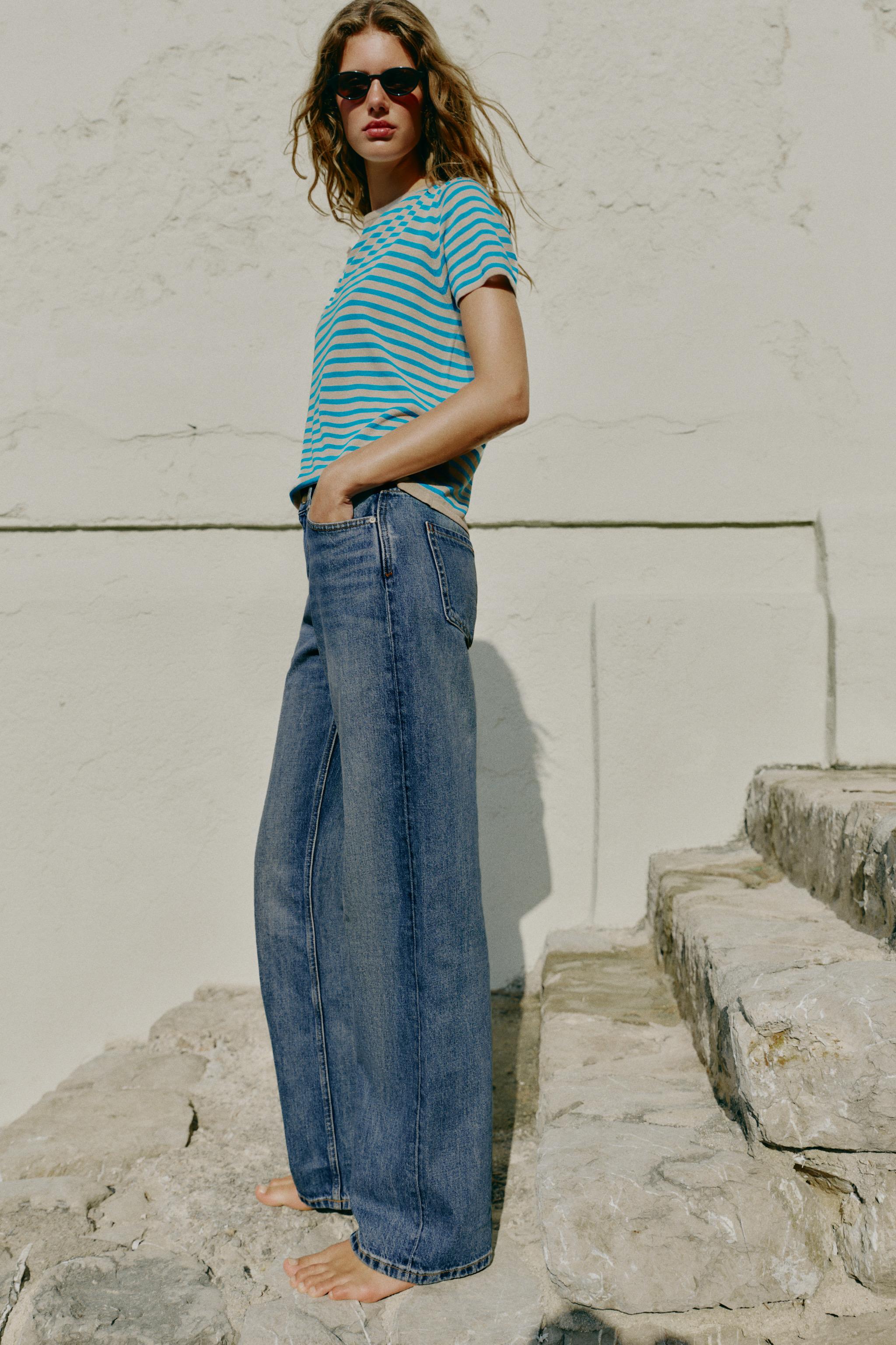 Long Length High-Waist Straight Jeans