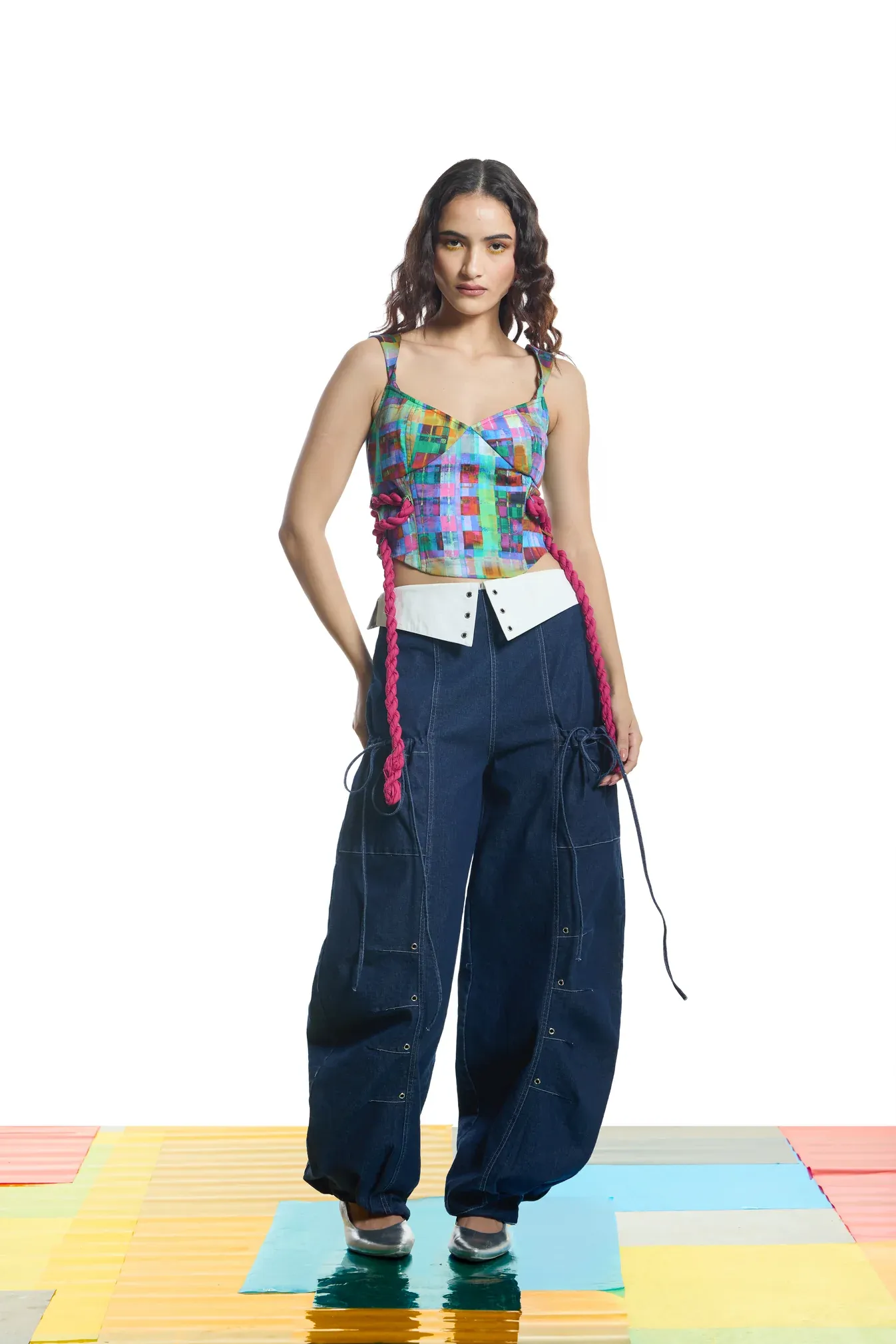 Barrel Fit Denim Jeans
