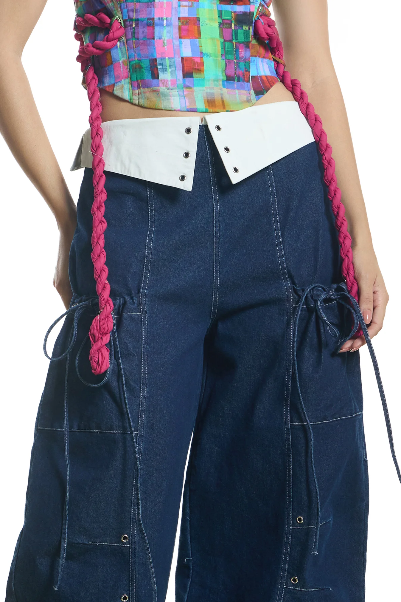 Barrel Fit Denim Jeans