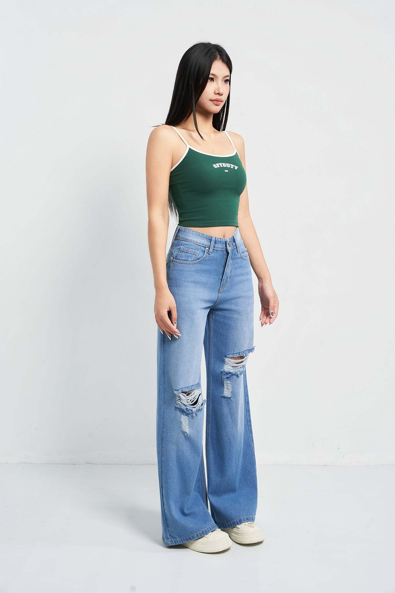 Dream Fit Wide Baggy Jeans