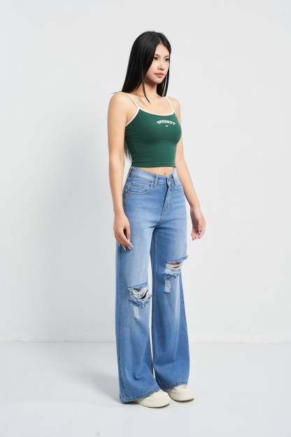 Dream Fit Wide Baggy Jeans