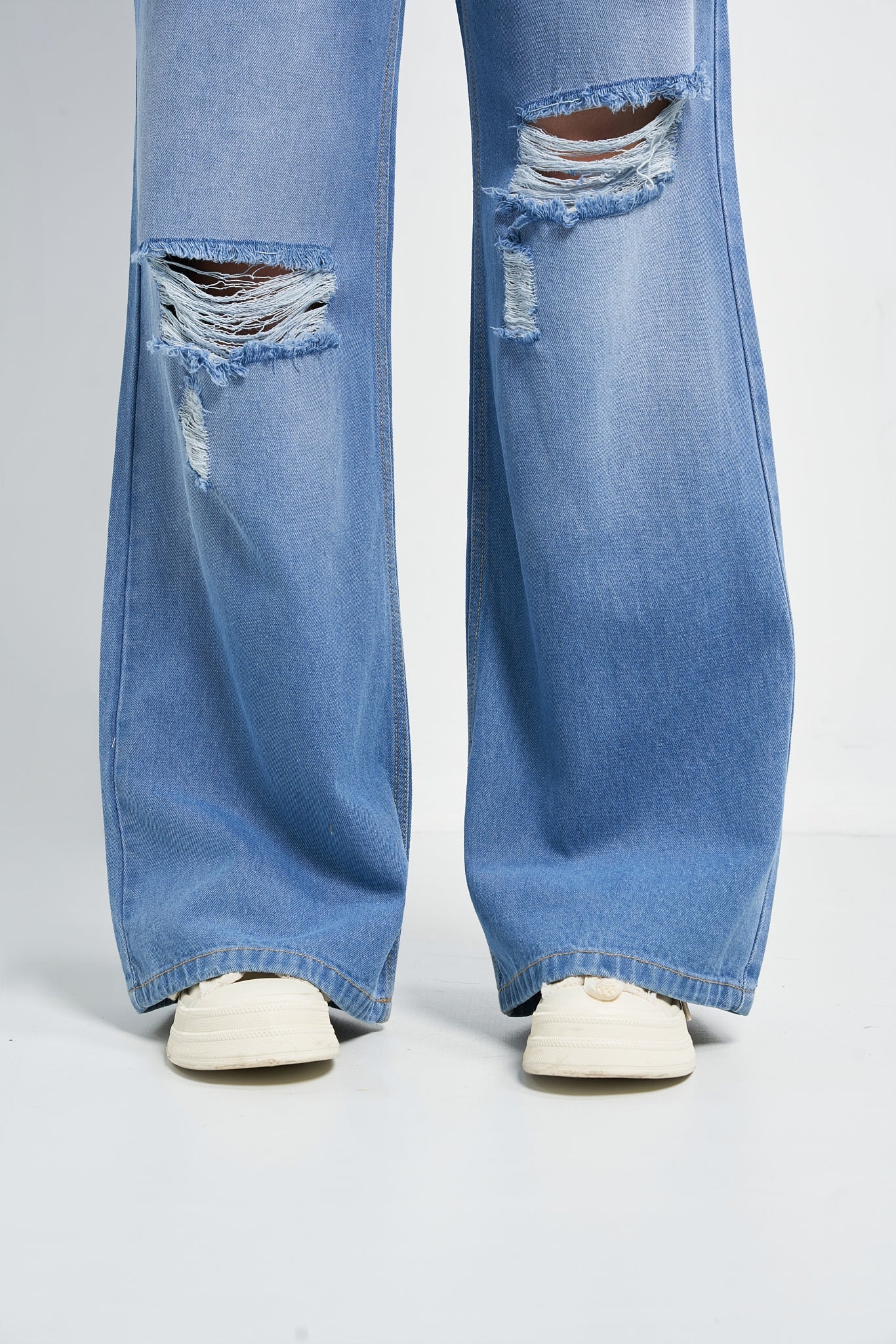 Dream Fit Wide Baggy Jeans