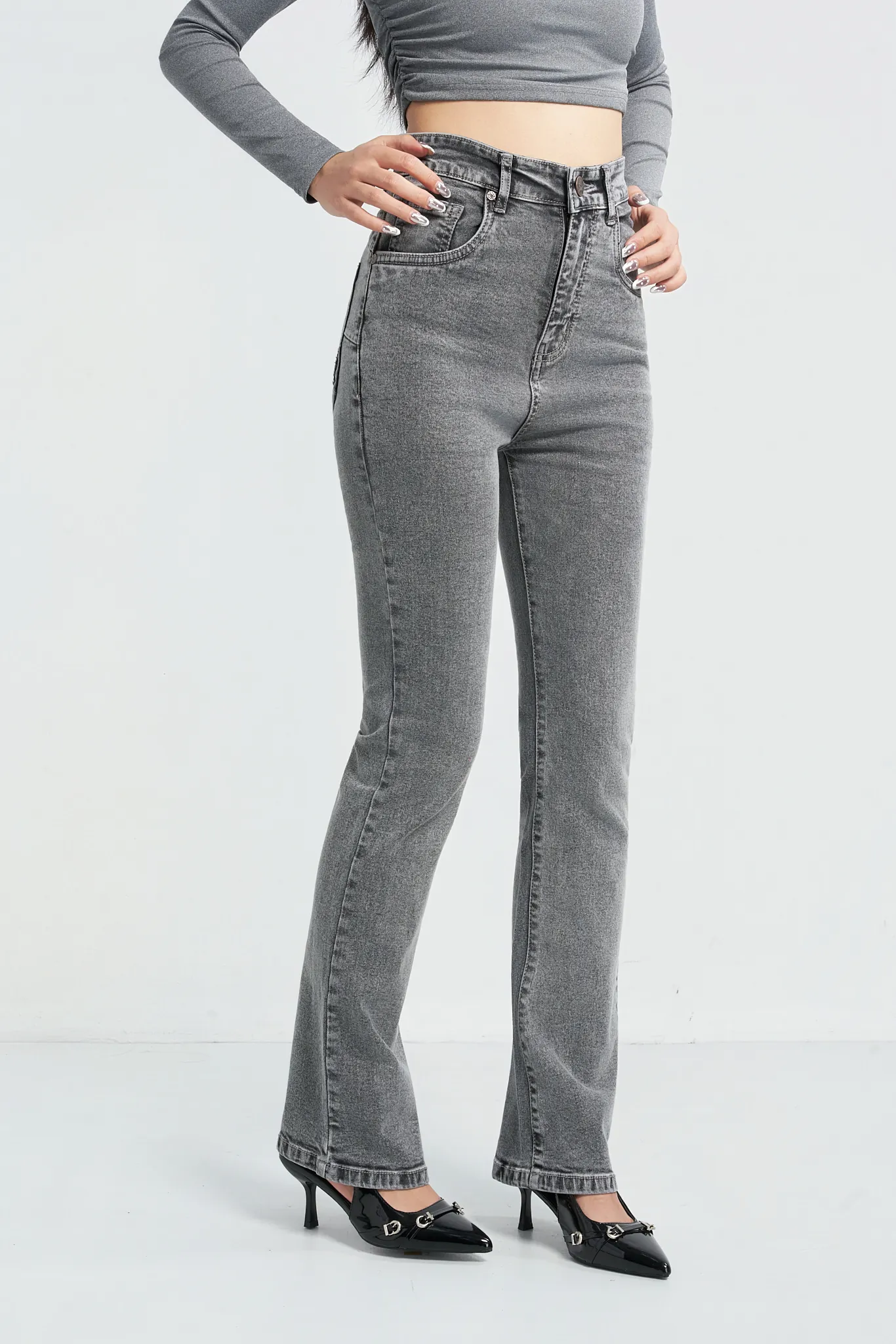 Moonlit Fade Bootcut Jeans