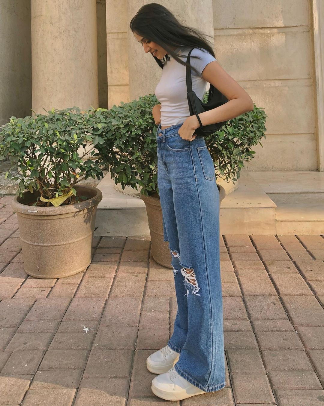Dream Fit Wide Baggy Jeans