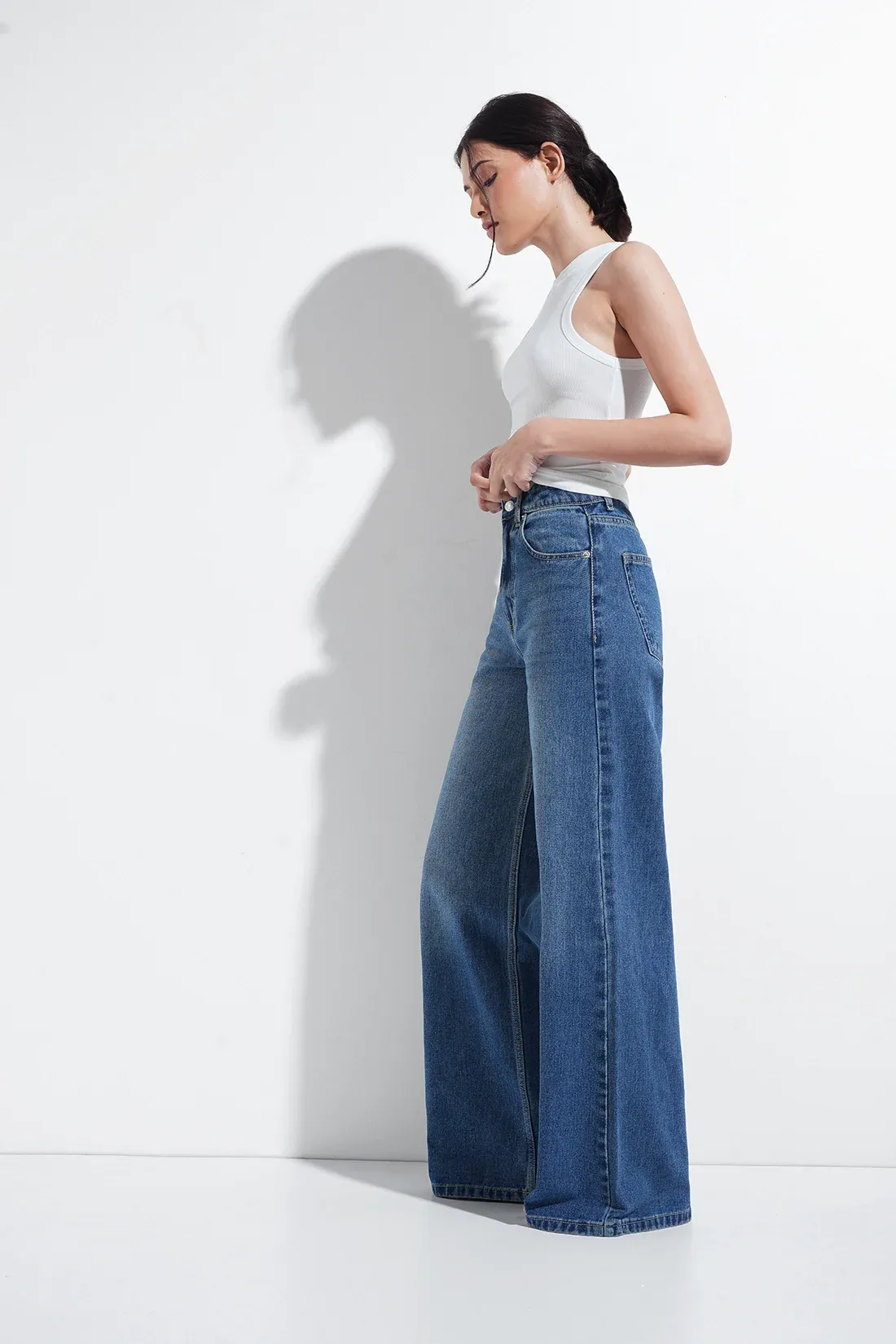 Tailored Straight Leg Jeans