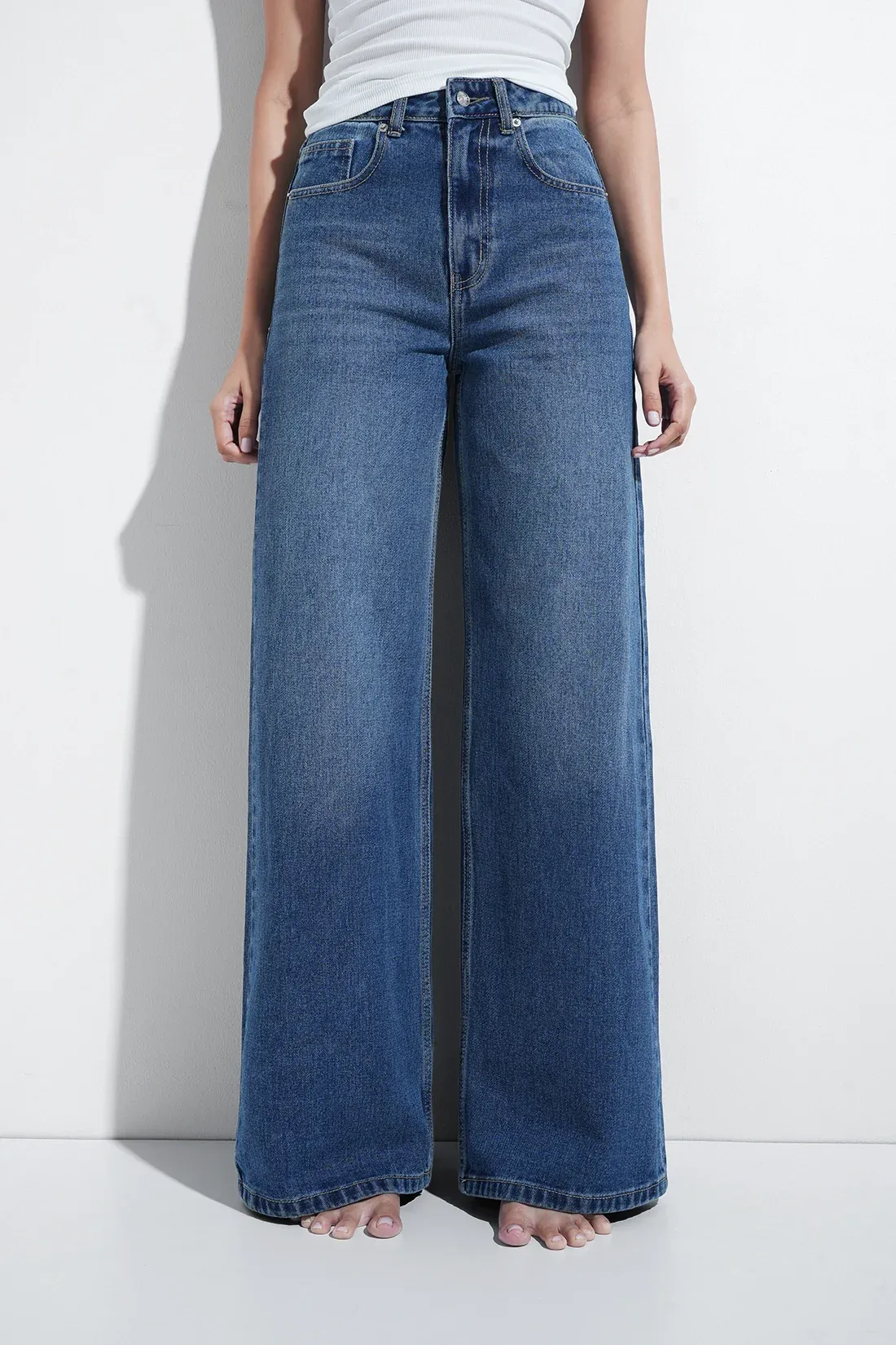 Tailored Straight Leg Jeans