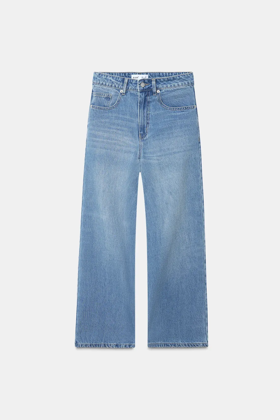 Y2K Cropped Wide Leg Jeans