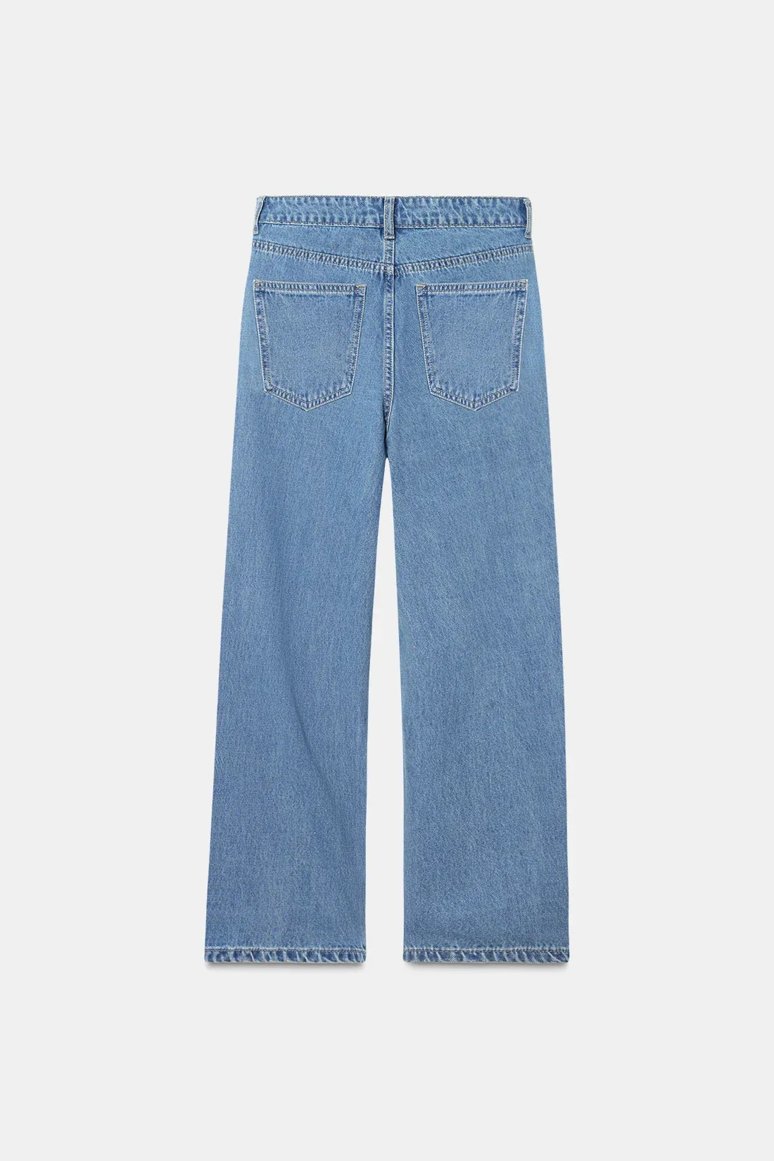 Y2K Cropped Wide Leg Jeans