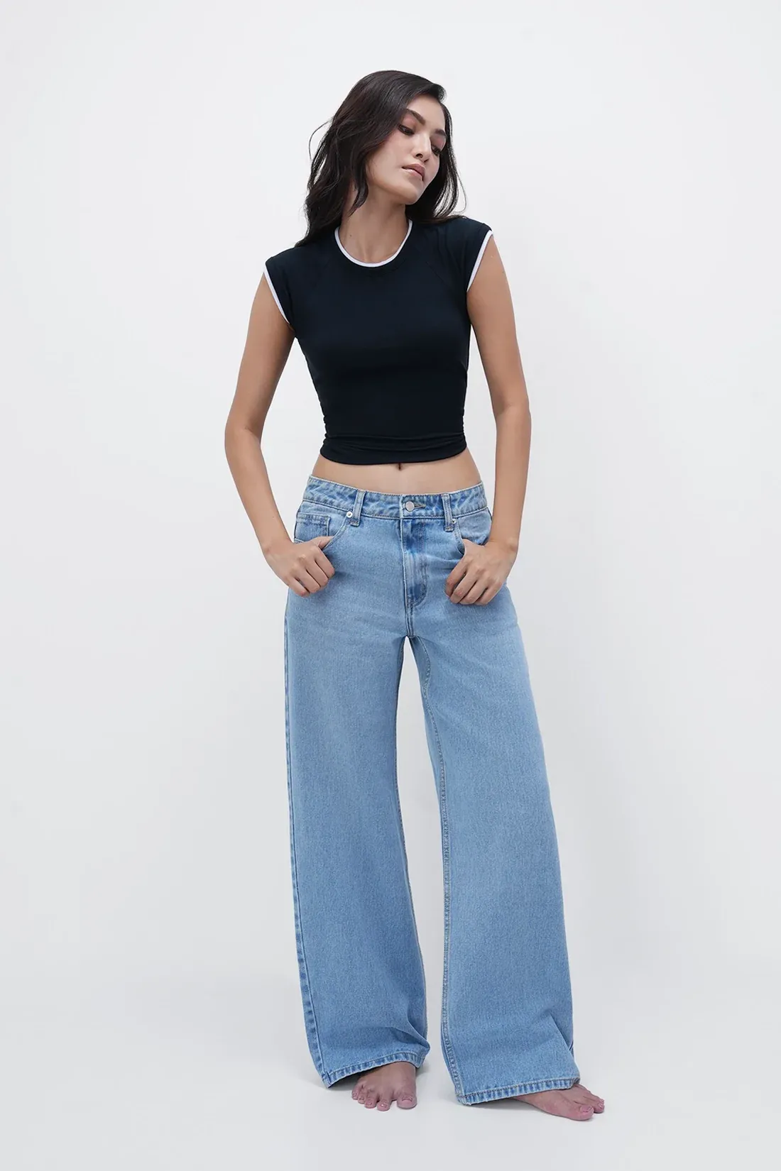 Timeless High-Rise Straight Jeans