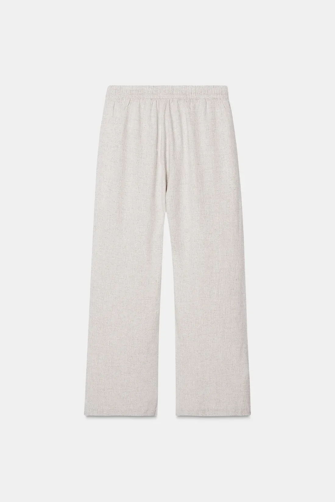 Beige Linen Lounge Pants