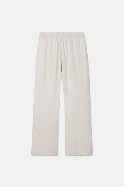 Beige Linen Lounge Pants