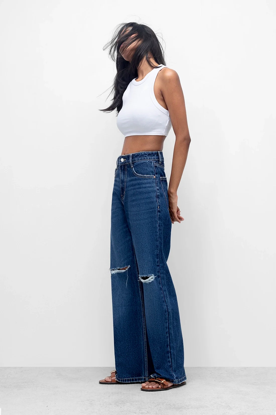 Classic Dark Wash Straight Fit Jeans