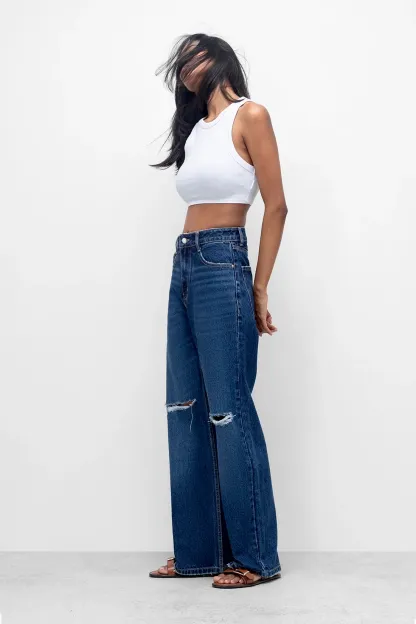 Classic Dark Wash Straight Fit Jeans