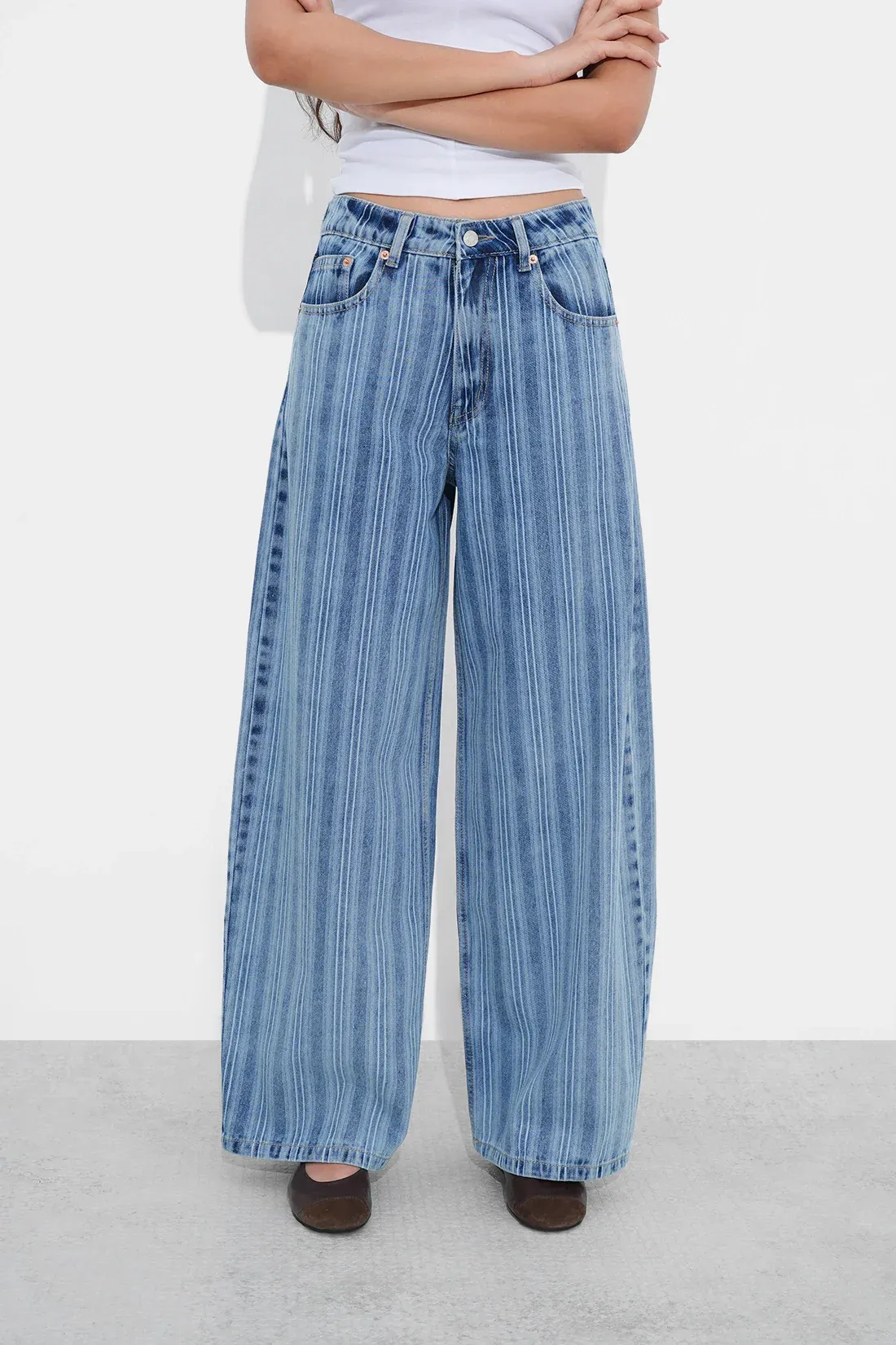 Relaxed Fit Denim Joggers