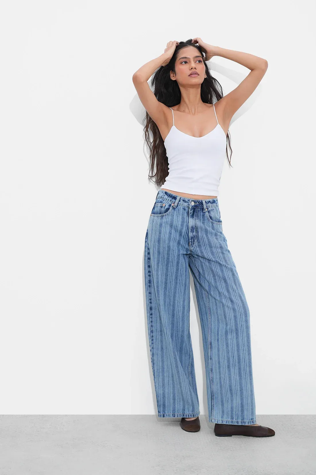 Relaxed Fit Denim Joggers