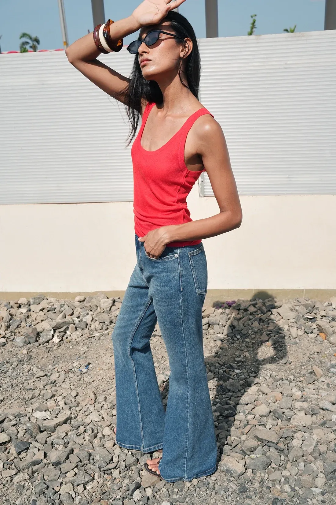 Street Style Flare Jeans