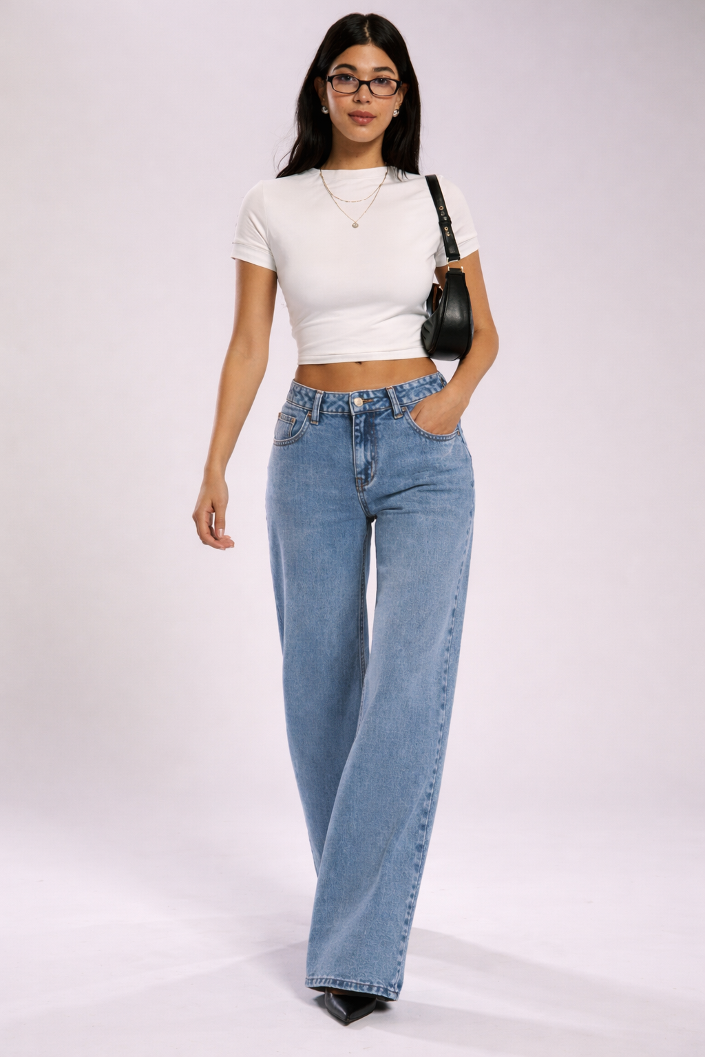 Retro Revival Wide Leg Jeans