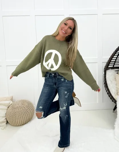 Judy Blue Adore Me Distressed Bootcut Jeans