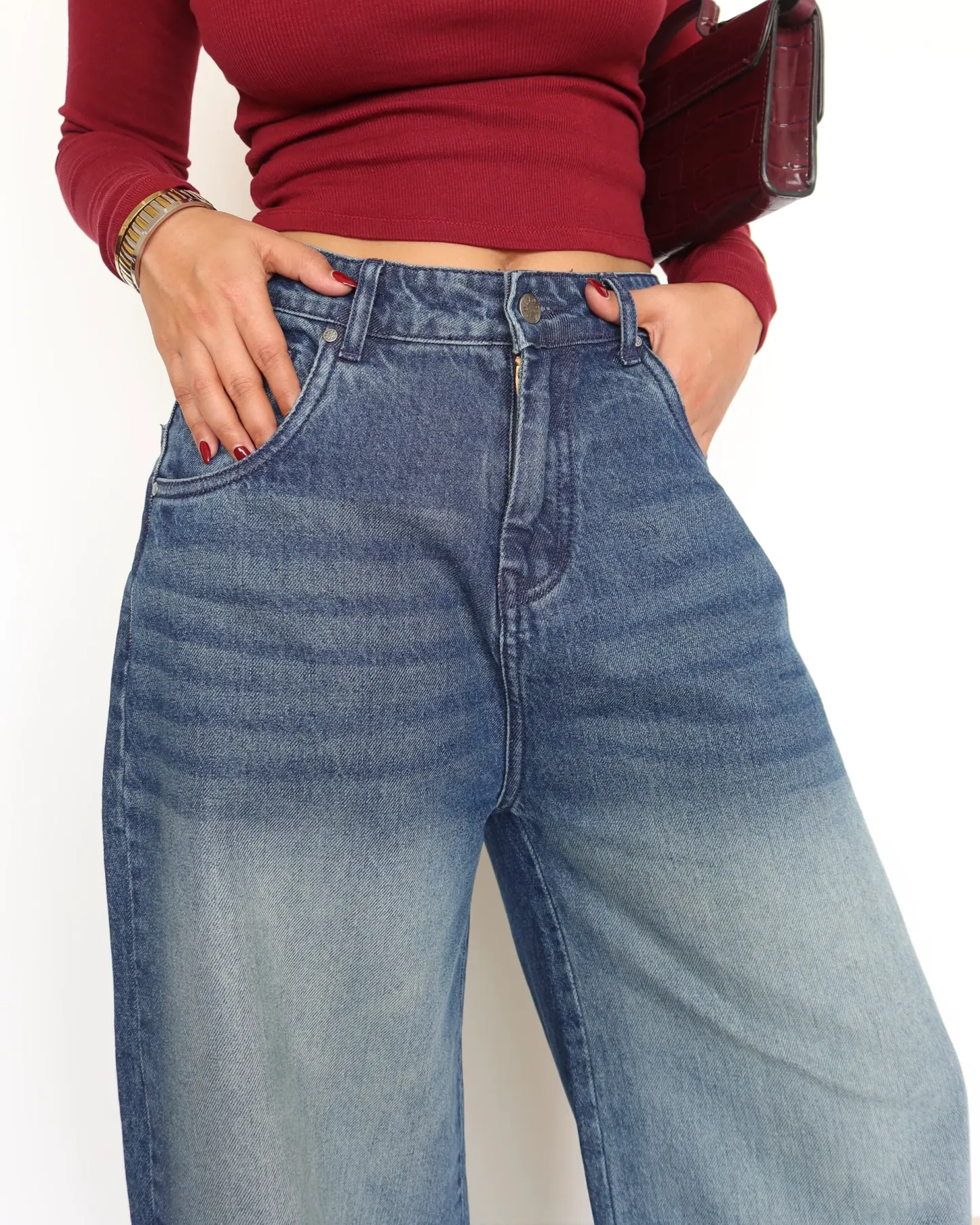 Next Wave Barrel Jeans