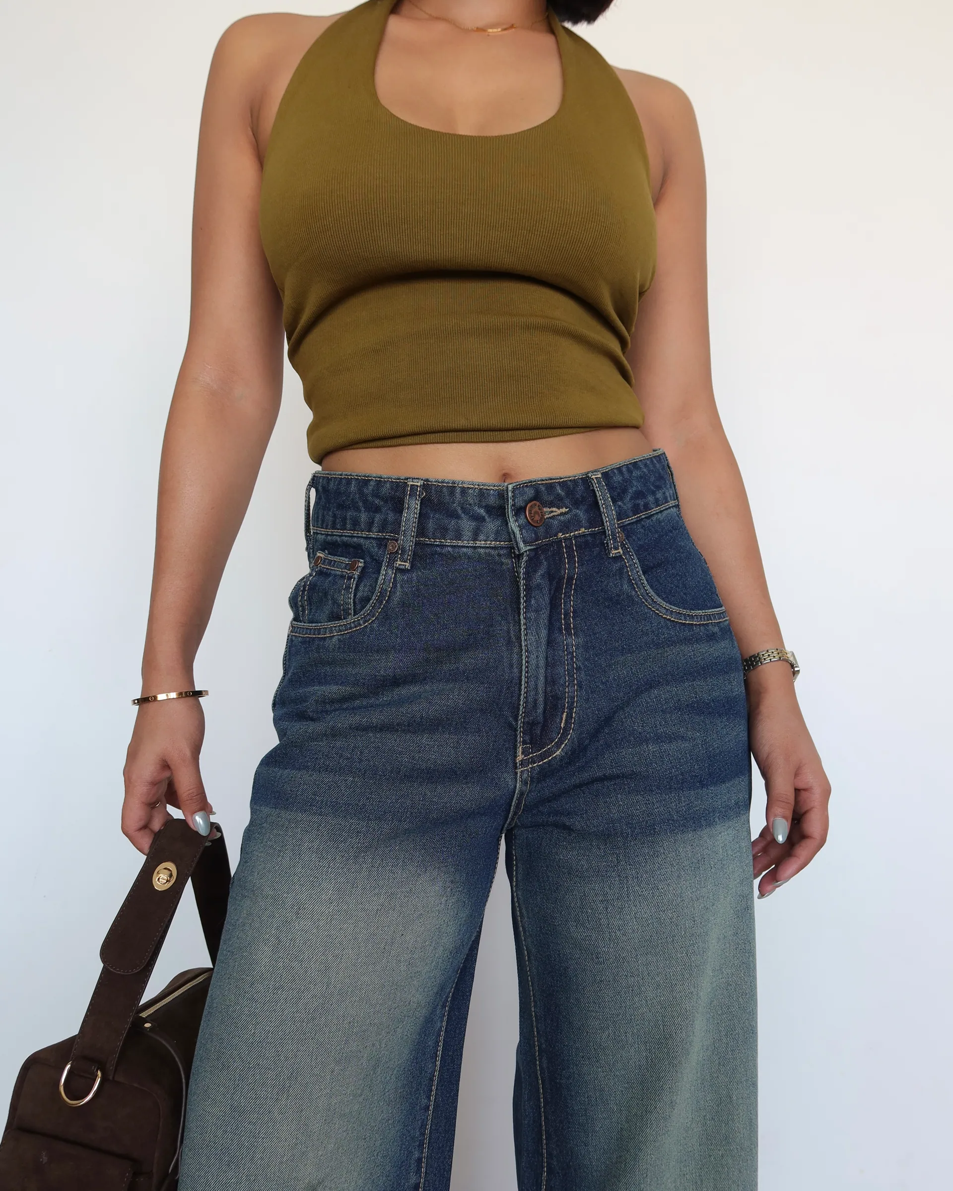 Radiant Pop Wide Leg Jeans