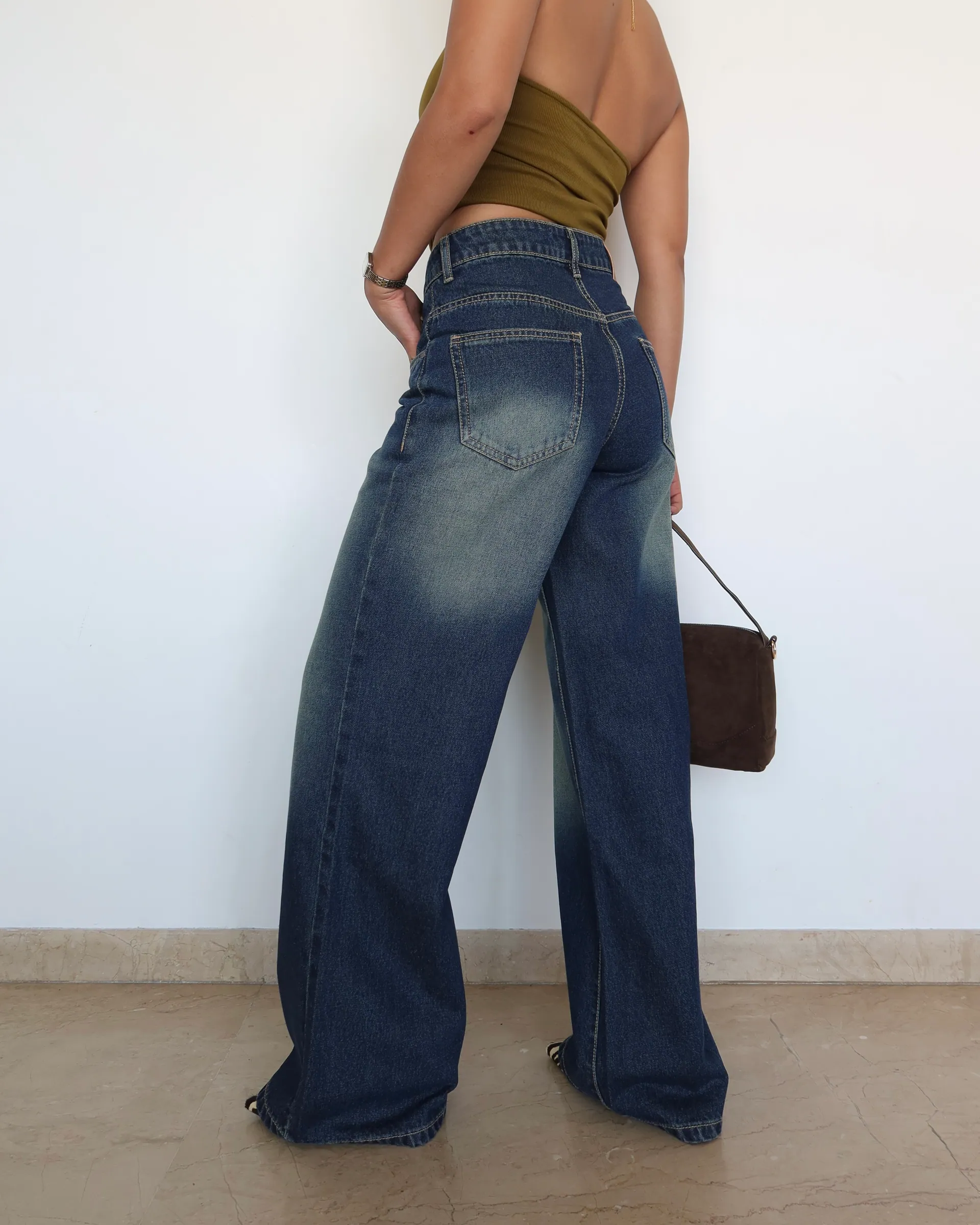Radiant Pop Wide Leg Jeans