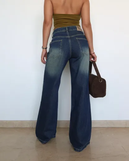 Radiant Pop Wide Leg Jeans