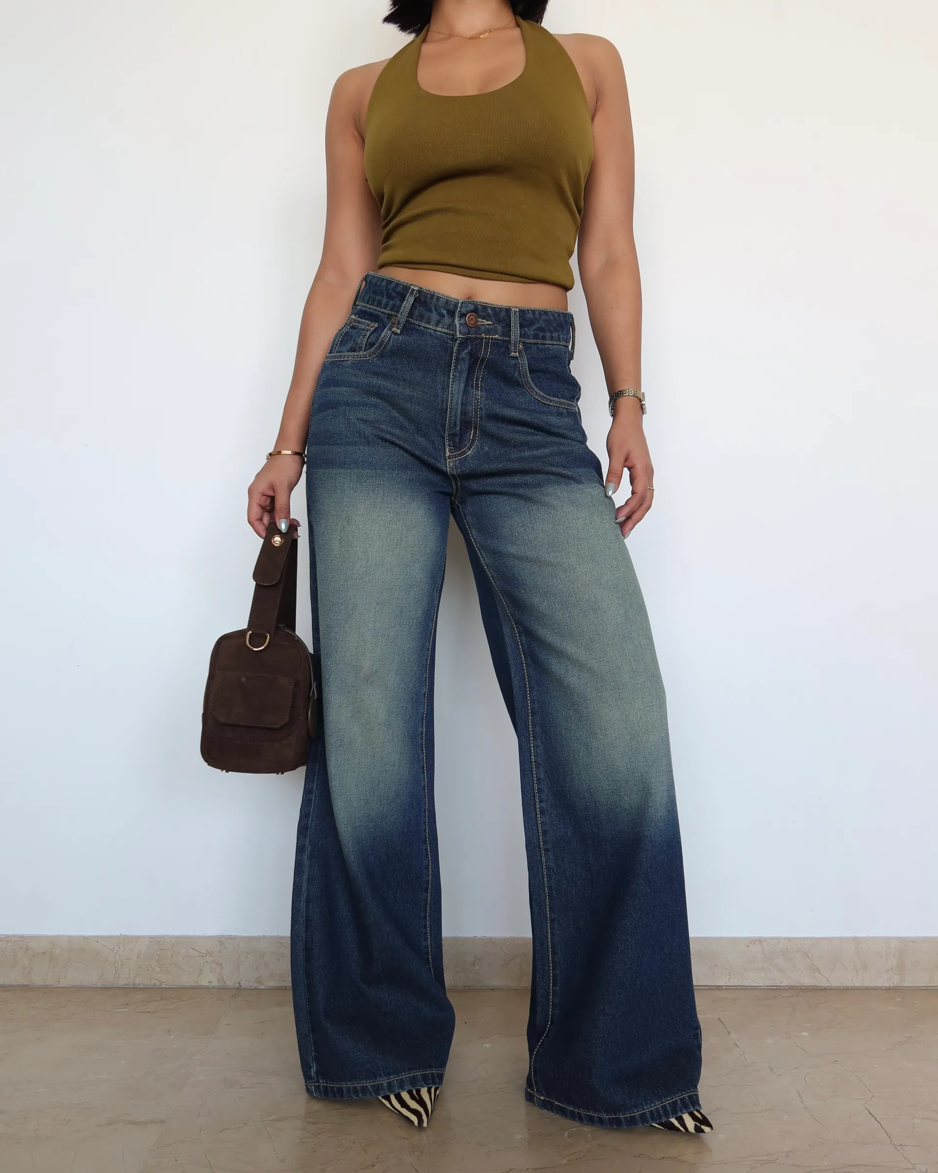 Radiant Pop Wide Leg Jeans