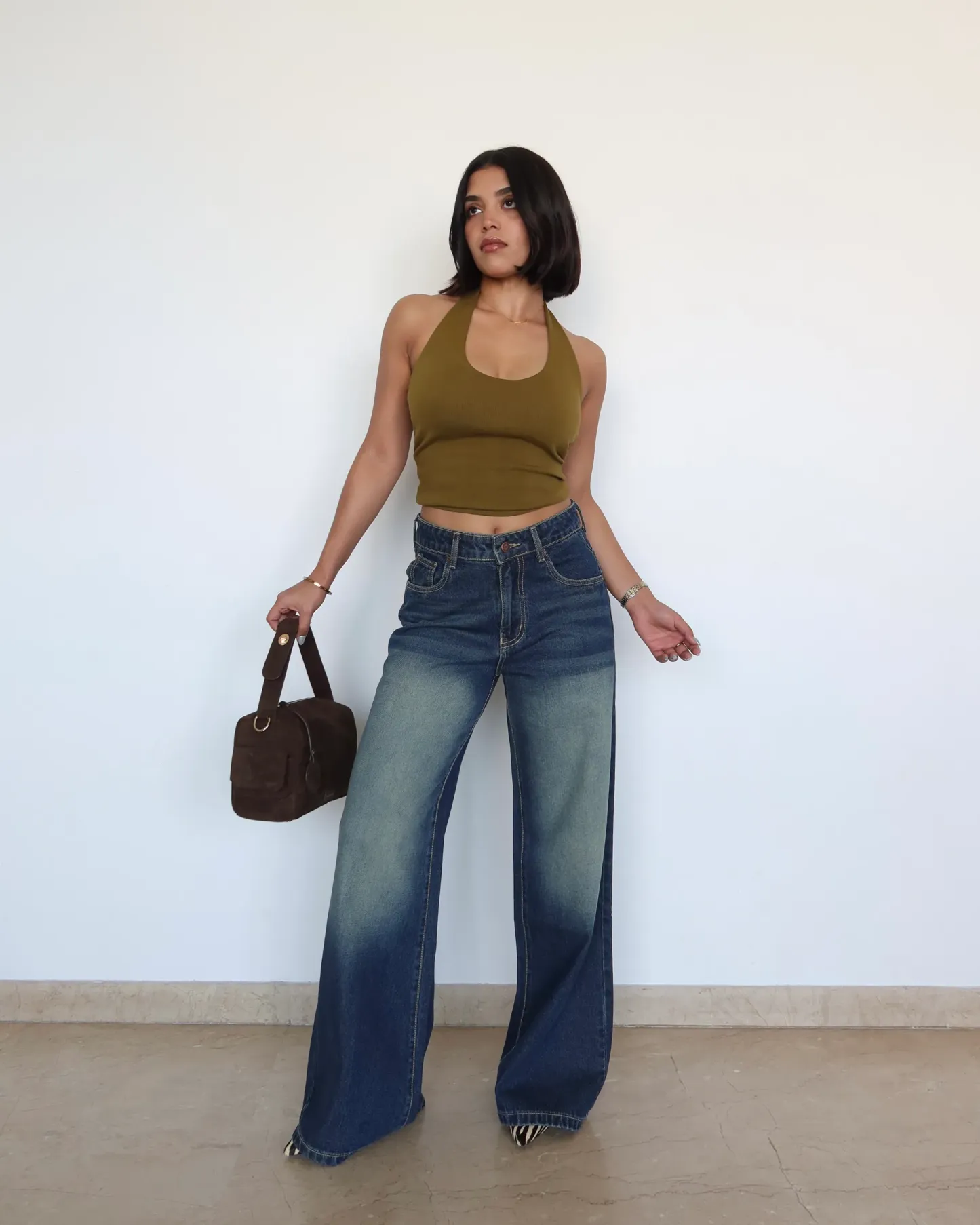 Radiant Pop Wide Leg Jeans
