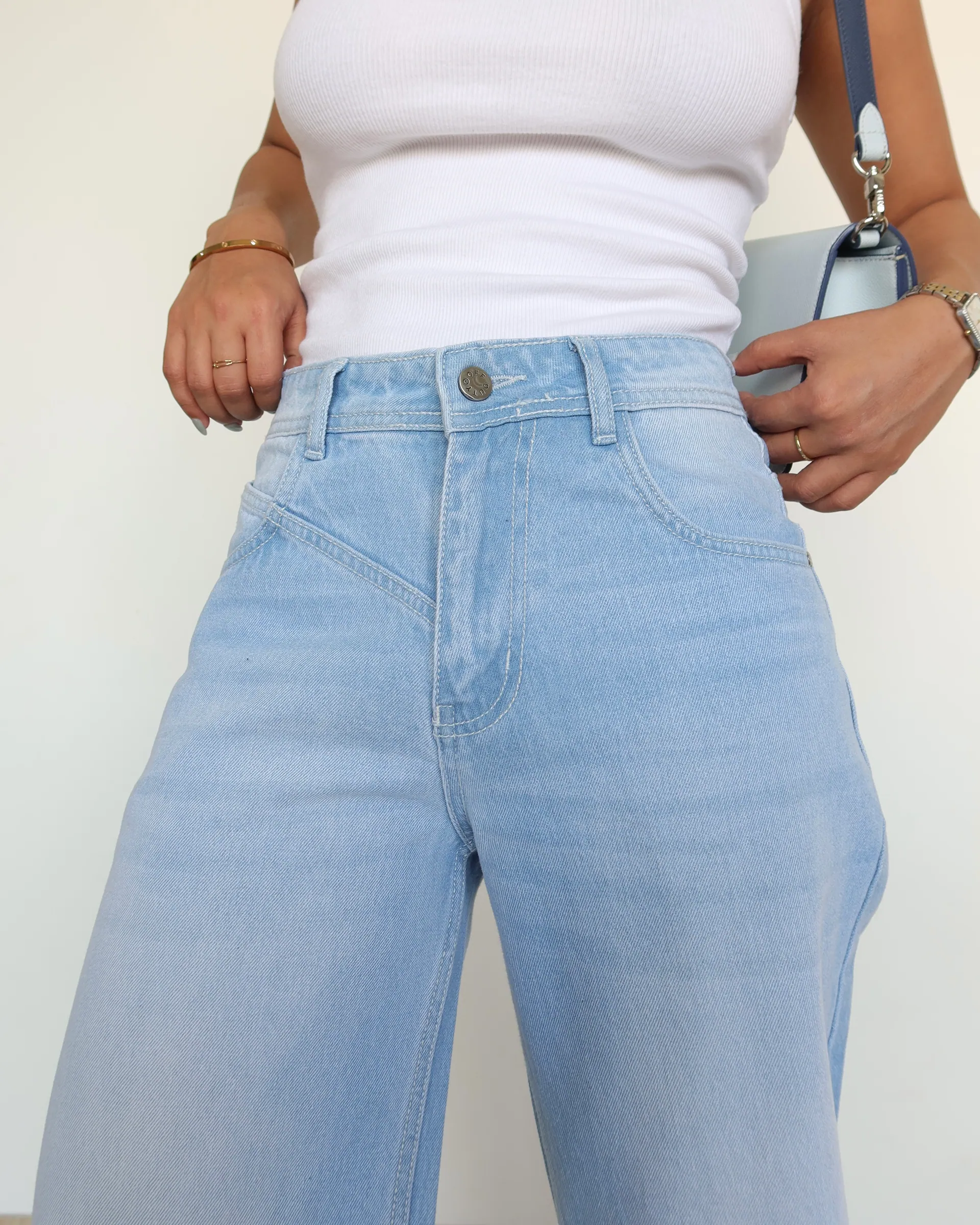 Statement Wide Leg Jeans