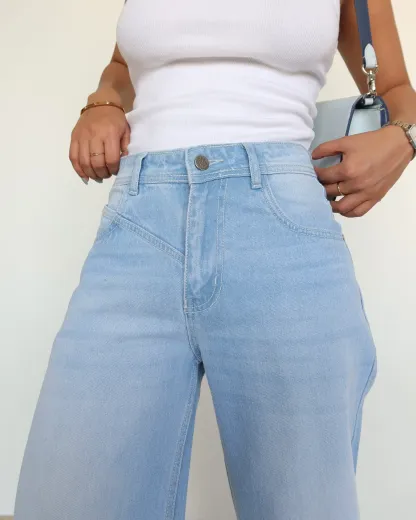 Statement Wide Leg Jeans