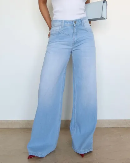 Statement Wide Leg Jeans
