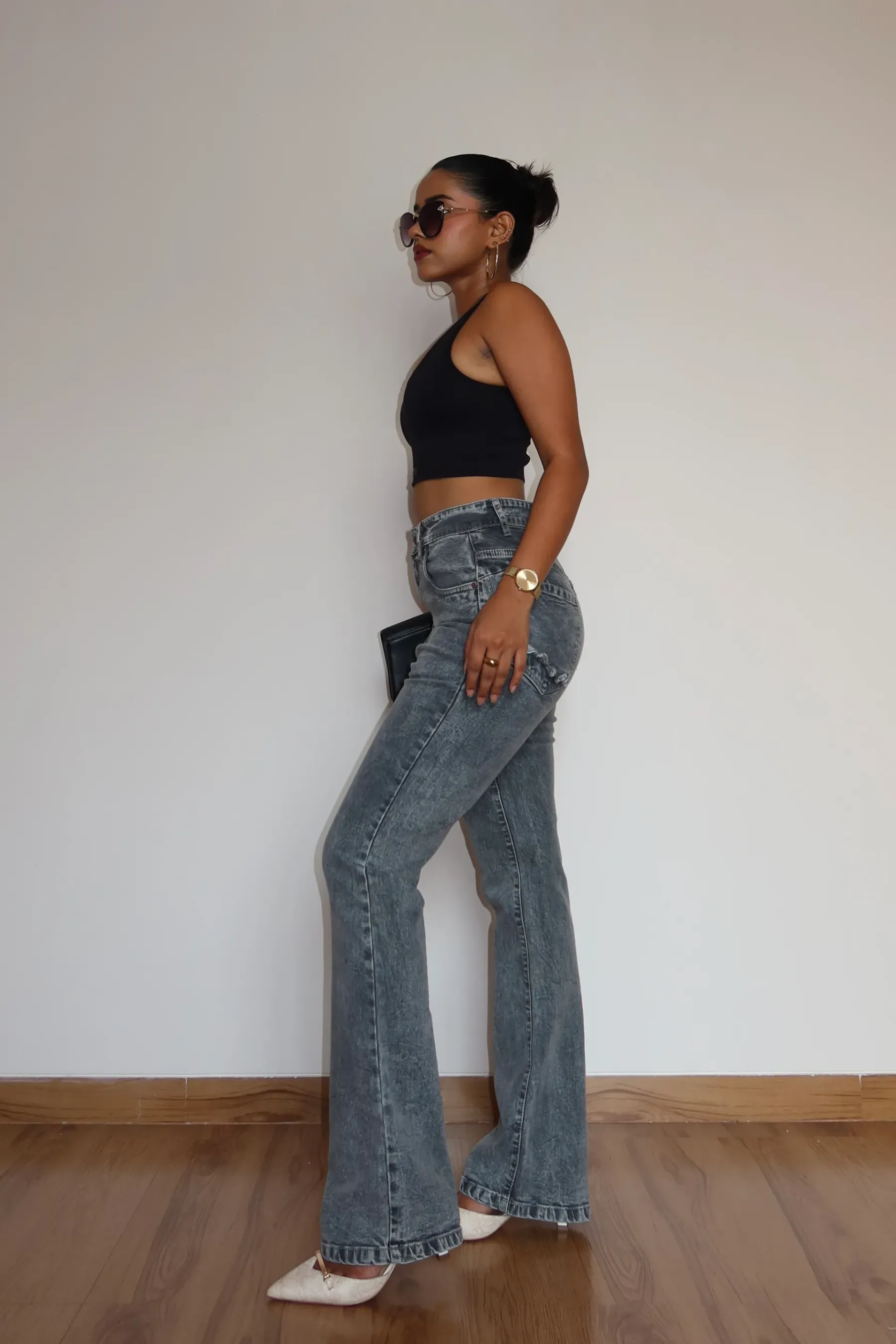 Moonlit Fade Bootcut Jeans