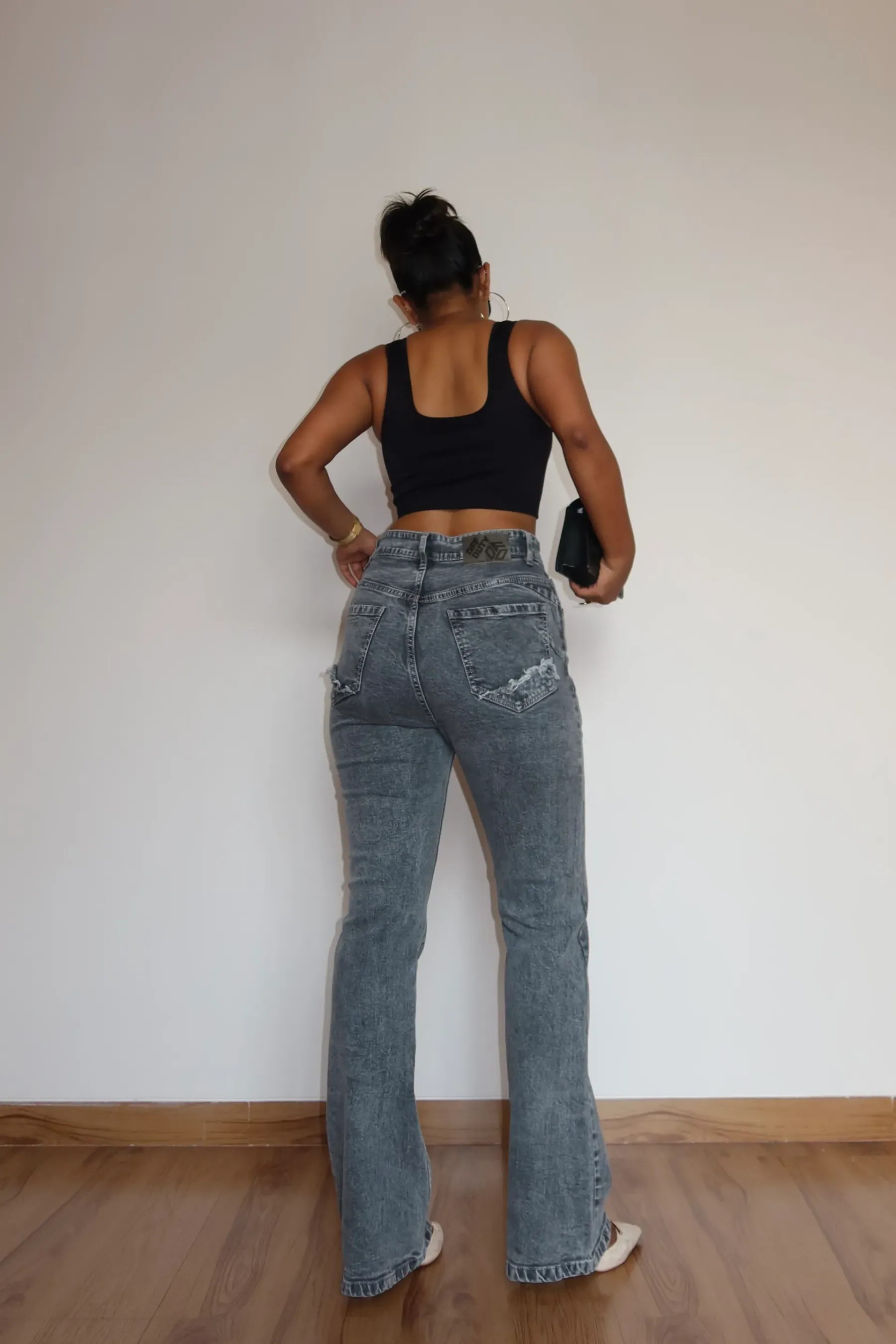 Moonlit Fade Bootcut Jeans