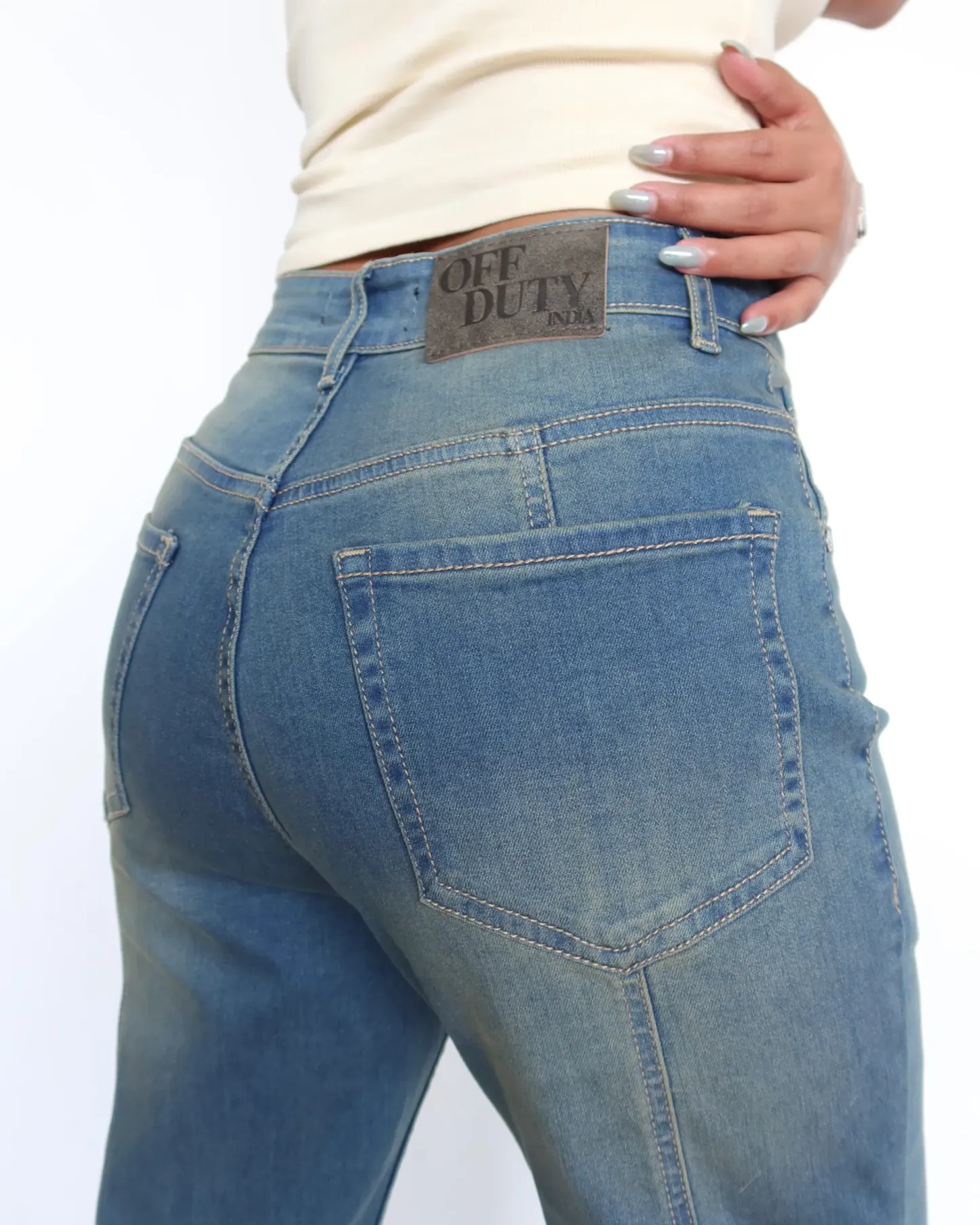 Wanderlust Raw Hem Flare Jeans