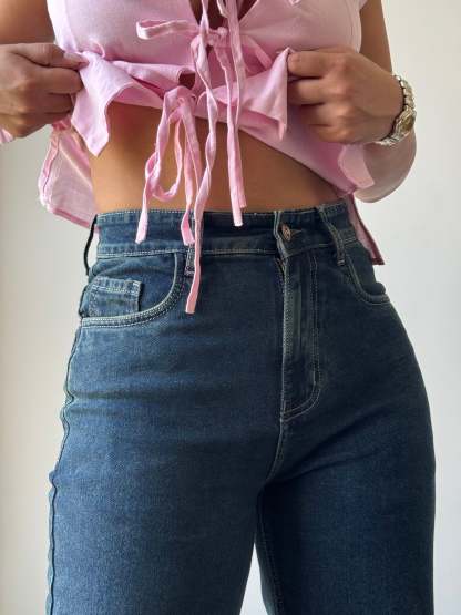 Stellar Blue Straight Jeans