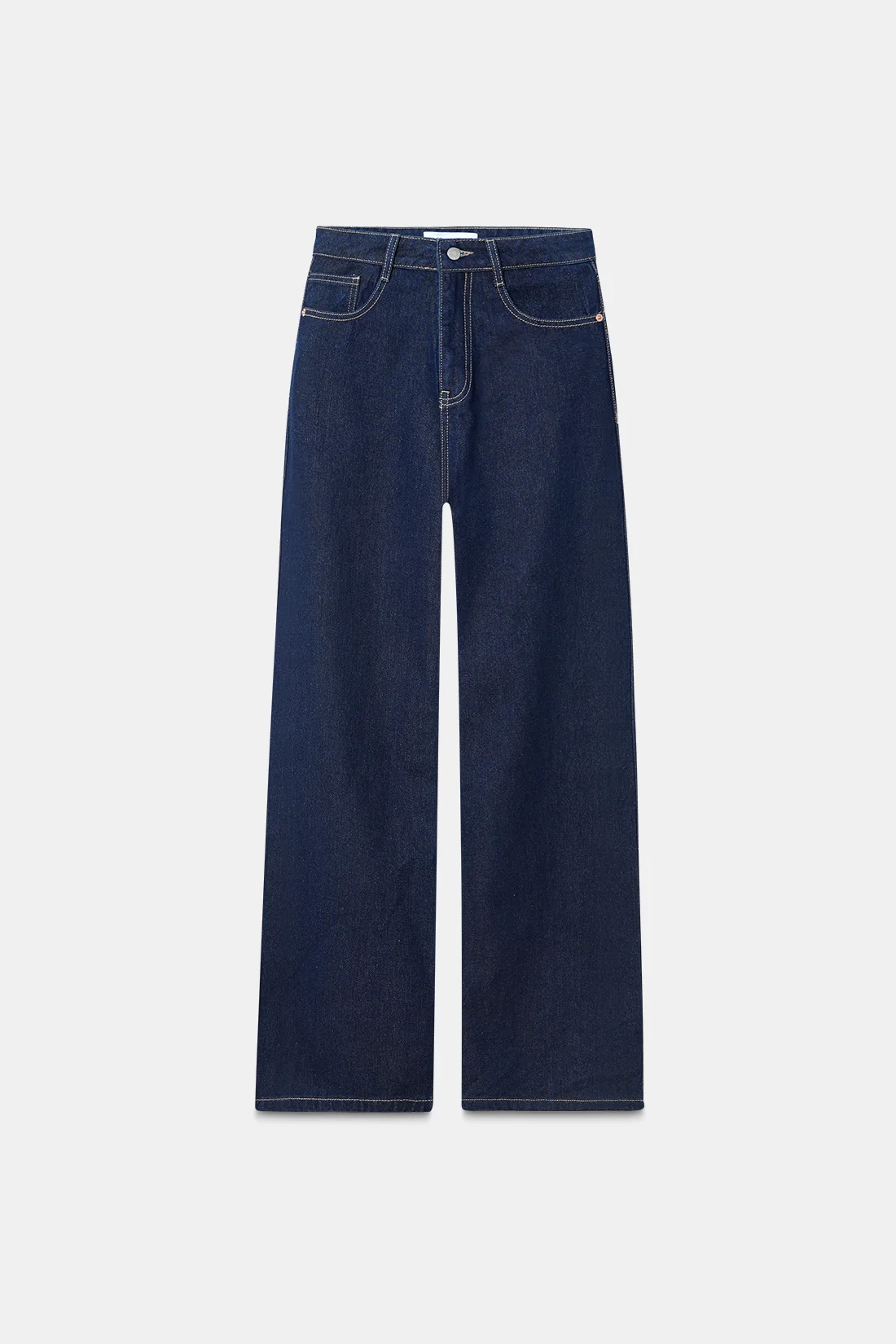 Authentic Wash Straight Fit Jeans