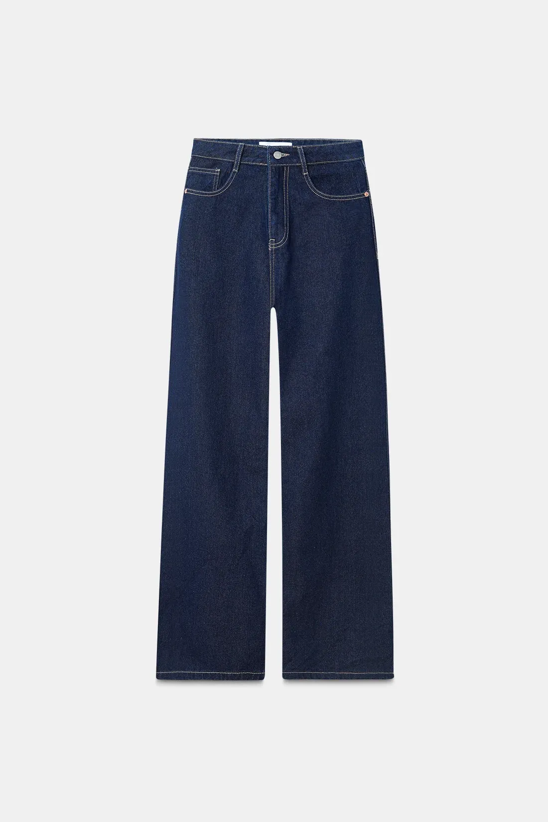 Authentic Wash Straight Fit Jeans