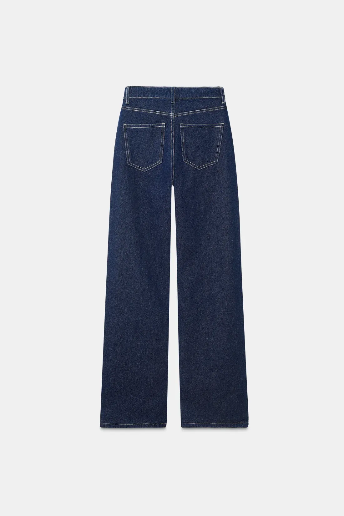 Authentic Wash Straight Fit Jeans