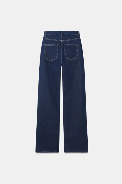 Authentic Wash Straight Fit Jeans