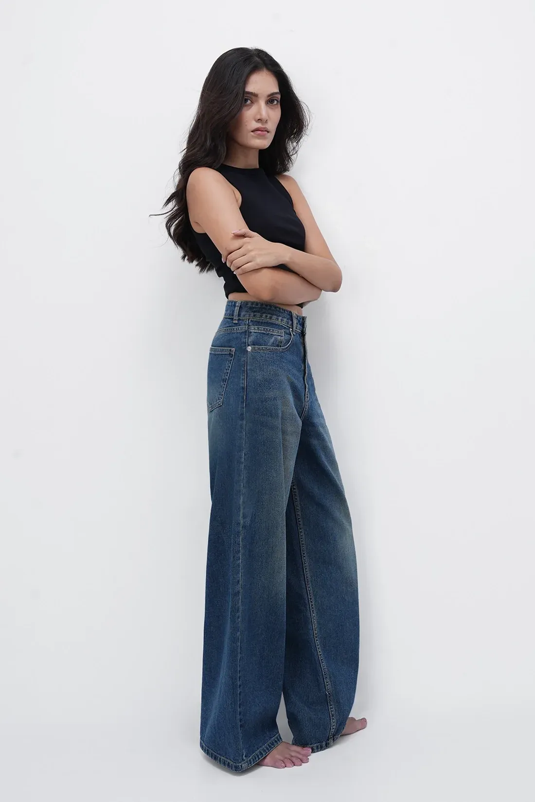 Y2K High-Rise Baggy Jeans