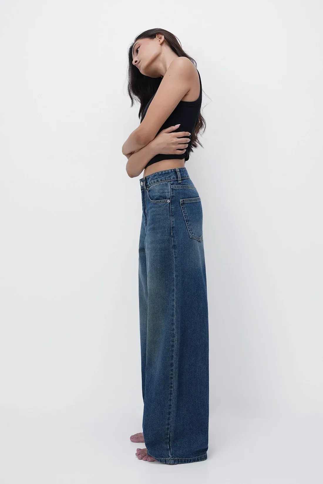 Y2K High-Rise Baggy Jeans