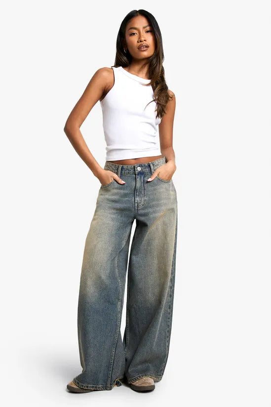 Evening Sky Wide Leg Jeans